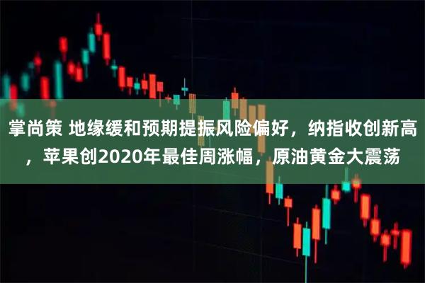 掌尚策 地缘缓和预期提振风险偏好，纳指收创新高，苹果创2020年最佳周涨幅，原油黄金大震荡