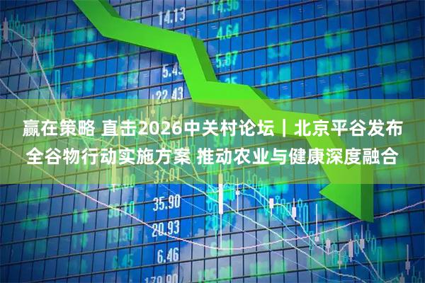 赢在策略 直击2026中关村论坛｜北京平谷发布全谷物行动实施方案 推动农业与健康深度融合